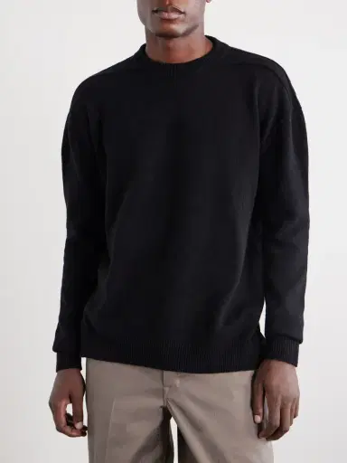 Rick Owens Cashmere-Blend Knitted Sweater - Men | Thumbnail 3