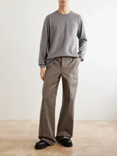 Rick Owens Crewneck Cotton-Jersey Shirt - Men | Thumbnail 2