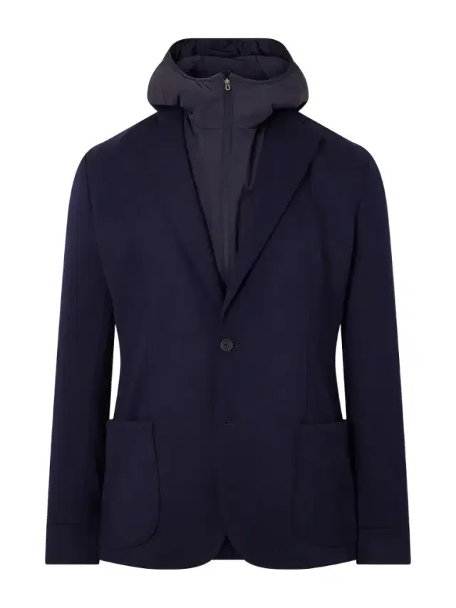 Sease Hodded Virgin Wool Blazer - Men