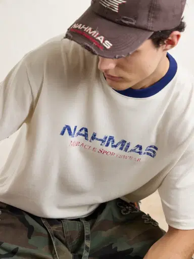 Nahmias Miracle Sportwear Logo-Print Cotton-Jersey T-Shirt - Men | Thumbnail 5
