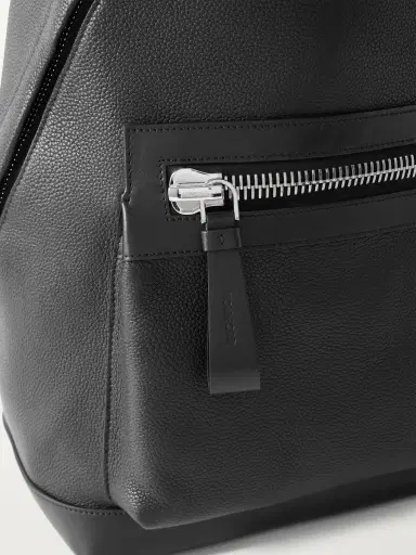 Tom Ford Buckley Full-Grain Leather Backpack - Men | Thumbnail 5
