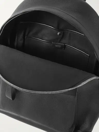 Tom Ford Buckley Full-Grain Leather Backpack - Men | Thumbnail 6