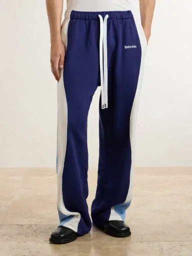 Nahmias Ollie Wide-Leg Striped Cotton-Jersey Sweatpants - Men | Thumbnail 3 Nahmias Ollie Wide-Leg Striped Cotton-Jersey Sweatpants - Men | Thumbnail 3