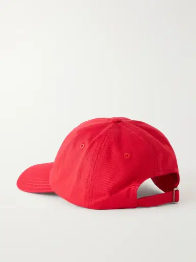 Drake's Embroidered Cotton-Twill Cap - Men | Thumbnail 4