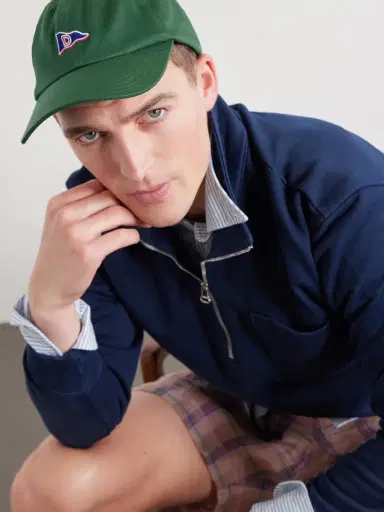 Drake's Embroidered Cotton-Twill Cap - Men | Thumbnail 2