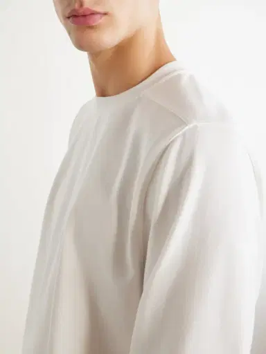 Rick Owens Crewneck Cotton-Jersey Shirt - Men | Thumbnail 5