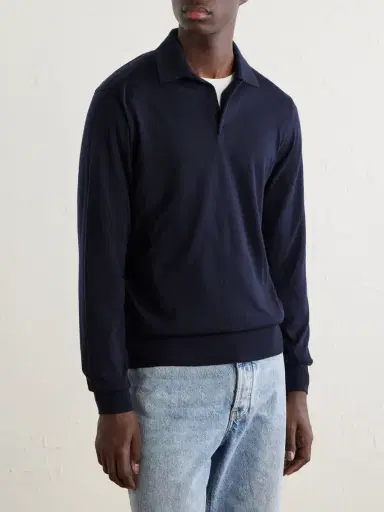Sease Lasca Virgin-Wool Polo Shirt - Men | Thumbnail 3 Sease Lasca Virgin-Wool Polo Shirt - Men | Thumbnail 3