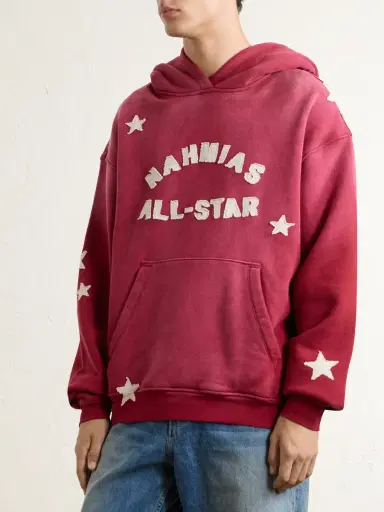 Nahmias All Star Printed Cotton-Jersey Hoodie - Men | Thumbnail 3 Nahmias All Star Printed Cotton-Jersey Hoodie - Men | Thumbnail 3