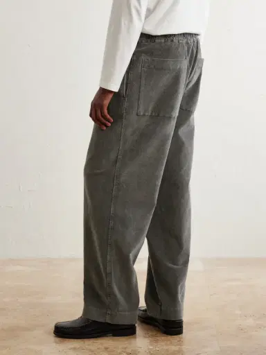 OFFICINE GÉNÉRALE Fernand Wide-Leg Cotton-Blend Corduroy Trousers - Men | Thumbnail 4 OFFICINE GÉNÉRALE Fernand Wide-Leg Cotton-Blend Corduroy Trousers - Men | Thumbnail 4