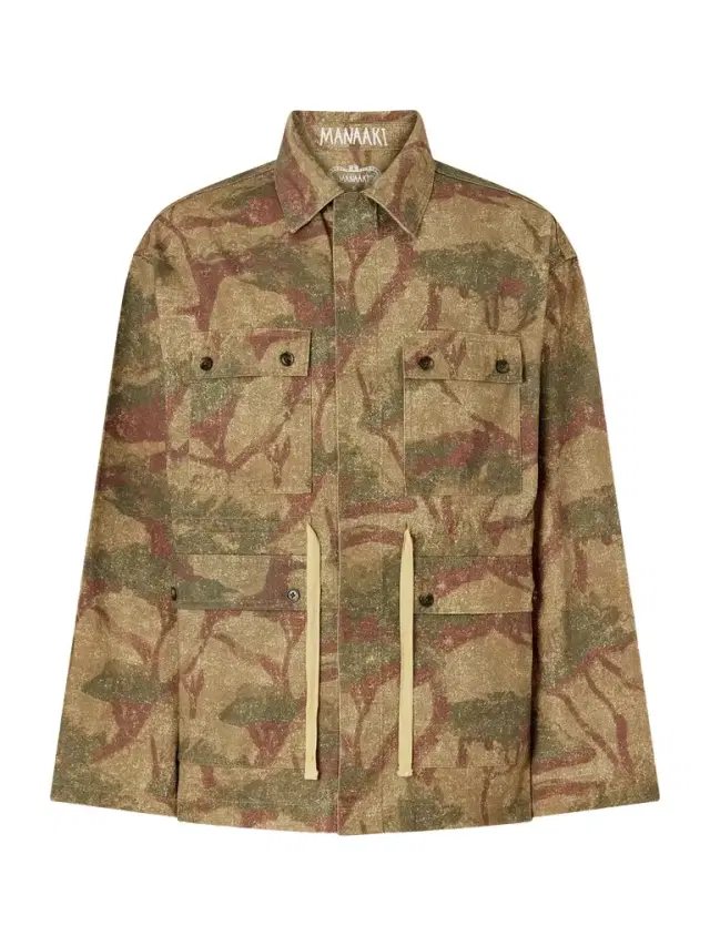 MANAAKI Niha Camouflage-Print Denim Jacket - Men