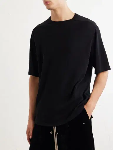 Rick Owens Brad Cotton-Jersey T-Shirt - Men | Thumbnail 3 Rick Owens Brad Cotton-Jersey T-Shirt - Men | Thumbnail 3