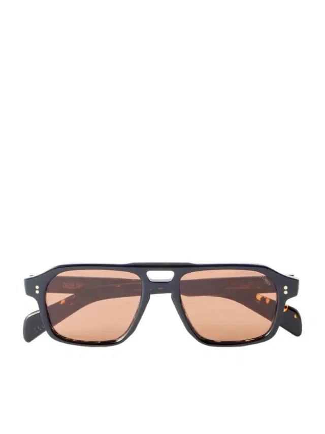 Cutler and Gross Navigator Aviator-Style Acetate Sunglasses - Men