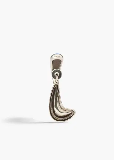 Khaite Cyclone Earrings In Silver With | Thumbnail 2