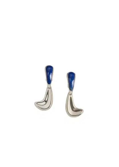 Khaite Cyclone Earrings In Silver With | Thumbnail 1