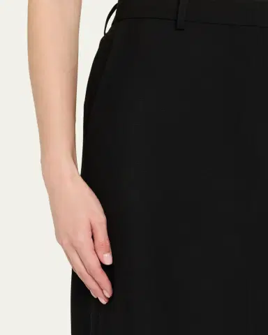 TOTEME Low-Waist Tailored Straight Midi Skirt | Thumbnail 5 TOTEME Low-Waist Tailored Straight Midi Skirt | Thumbnail 5