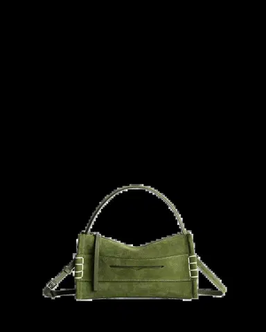 JW Anderson Loafer Small Suede Penny Keeper Top-Handle Bag | Thumbnail 2