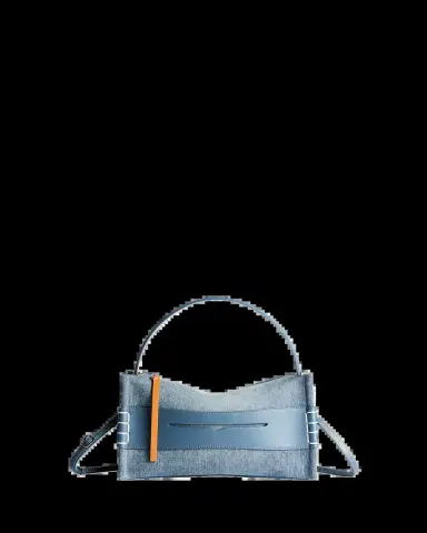 JW Anderson Loafer Denim Penny Keeper Top-Handle Bag | Thumbnail 2