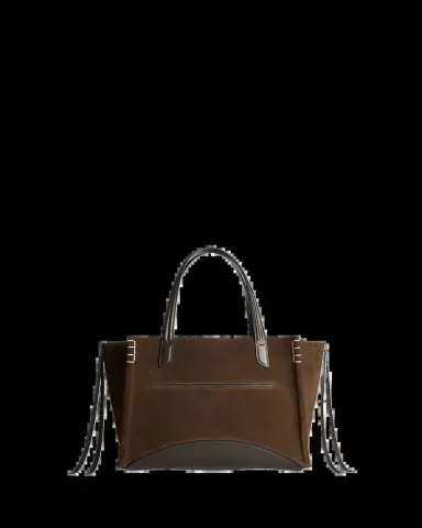JW Anderson Loafer Cabas Suede & Leather Shoulder Bag | Thumbnail 2 JW Anderson Loafer Cabas Suede & Leather Shoulder Bag | Thumbnail 2