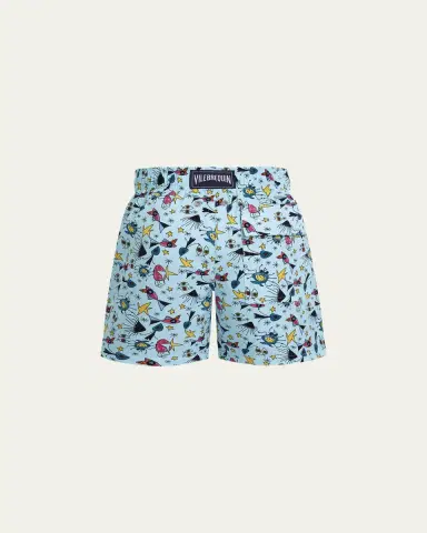 Vilebrequin Boy's Aquatic Carnival Swim Trunks, Size 2-1 | Thumbnail 2