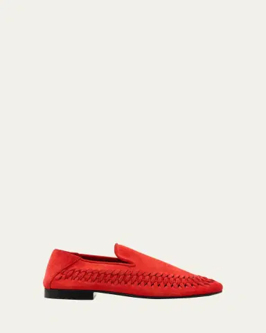 Proenza Schouler Whipstitch Suede Moccasin Loafers | Thumbnail 4 Proenza Schouler Whipstitch Suede Moccasin Loafers | Thumbnail 4