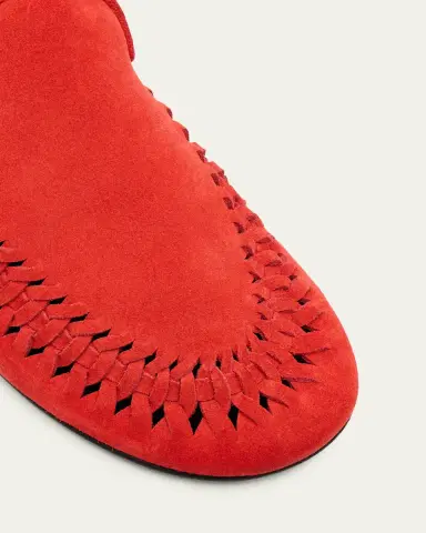 Proenza Schouler Whipstitch Suede Moccasin Loafers | Thumbnail 6 Proenza Schouler Whipstitch Suede Moccasin Loafers | Thumbnail 6