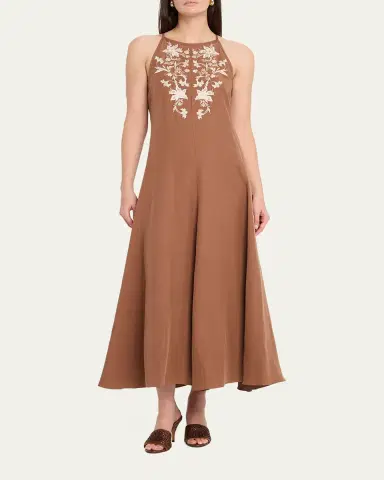 Kobi Halperin Regina Embroidered Maxi Dress | Thumbnail 2