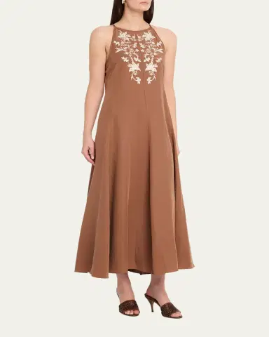 Kobi Halperin Regina Embroidered Maxi Dress | Thumbnail 4