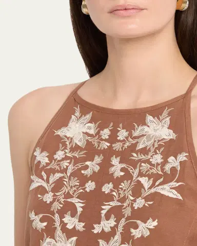 Kobi Halperin Regina Embroidered Maxi Dress | Thumbnail 5
