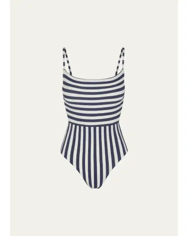 ANEMOS Mixed Stripes Square-Neck One-Piece Swimsuit | Thumbnail 1 ANEMOS Mixed Stripes Square-Neck One-Piece Swimsuit | Thumbnail 1