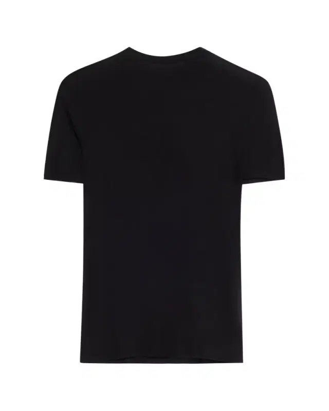 THE ROW Ozzi Silk Rib Short-Sleeve Top