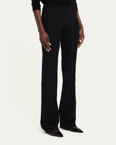 The Row Fabien Silk Twill Bootcut Pants | Thumbnail 4