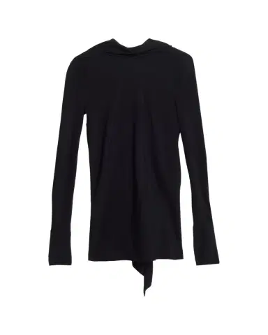 The Row Evo Long-Sleeve Crepe Low-Back Top | Thumbnail 1