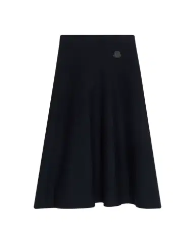 Moncler Wool Knit Midi Skirt | Thumbnail 1 Moncler Wool Knit Midi Skirt | Thumbnail 1
