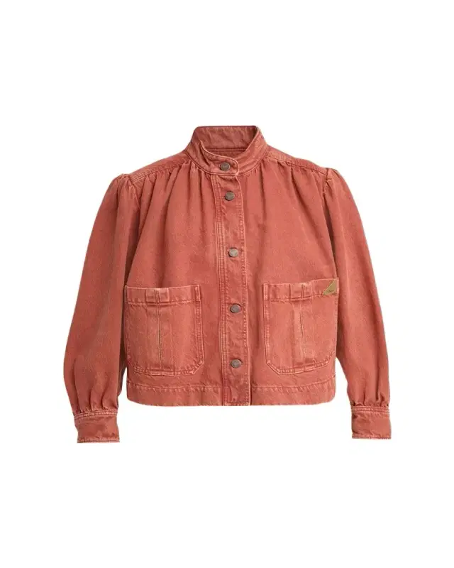 Chloe Gathered Denim Jacket