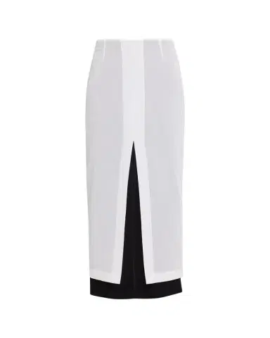 The Row Ismara Layered Midi Split Skirt | Thumbnail 1 The Row Ismara Layered Midi Split Skirt | Thumbnail 1