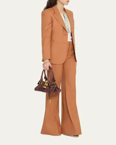 Chloé Paddington Small Python-Print Leather Top-Handle Bag | Thumbnail 2 Chloé Paddington Small Python-Print Leather Top-Handle Bag | Thumbnail 2