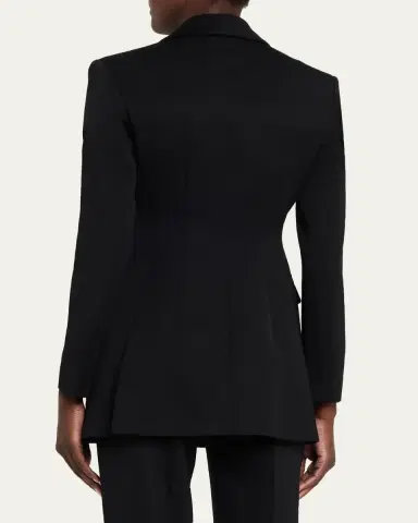 The Row Bettina Single-Breasted Slim Jacket | Thumbnail 3 The Row Bettina Single-Breasted Slim Jacket | Thumbnail 3