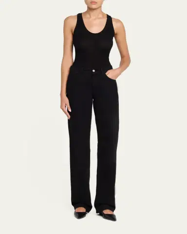 THE ROW Carlyl Mid-Rise Straight-Leg Jeans | Thumbnail 2 THE ROW Carlyl Mid-Rise Straight-Leg Jeans | Thumbnail 2