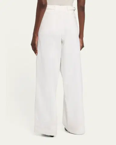 The Row Fadry Cotton Gabardine Wide-Leg Carpenter Pants | Thumbnail 3