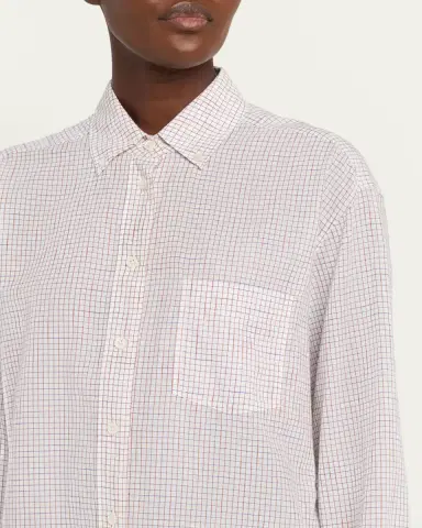 The Row Dalan Check Cotton Poplin Button-Down Shirt | Thumbnail 5