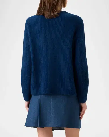 Akris Rib Knit Cashmere-Silk Cardigan | Thumbnail 3 Akris Rib Knit Cashmere-Silk Cardigan | Thumbnail 3