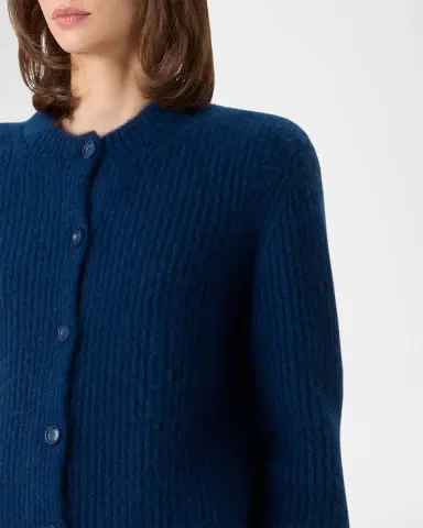 Akris Rib Knit Cashmere-Silk Cardigan | Thumbnail 5 Akris Rib Knit Cashmere-Silk Cardigan | Thumbnail 5