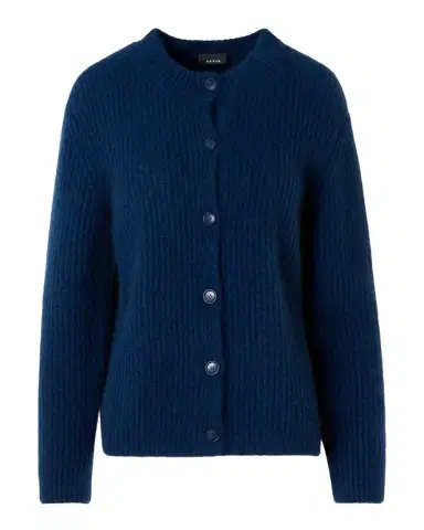 Akris Rib Knit Cashmere-Silk Cardigan | Thumbnail 1 Akris Rib Knit Cashmere-Silk Cardigan | Thumbnail 1