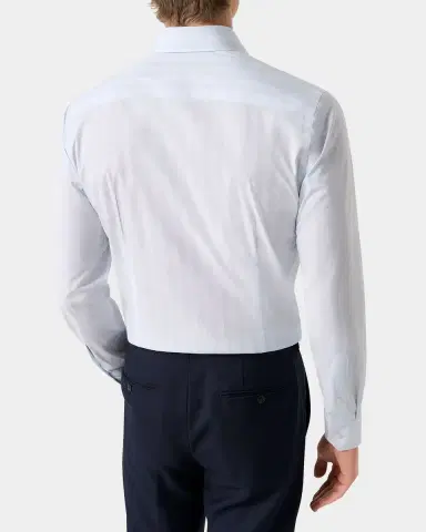 Eton Men 's Signature Poplin Contemporary-Fit Dress Shirt | Thumbnail 3