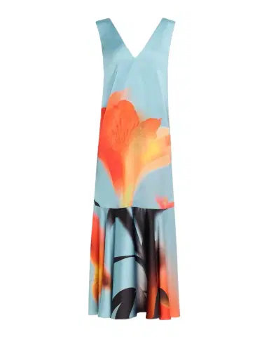 MISA Los Angeles Isah Floral Satin Maxi Dress | Thumbnail 1