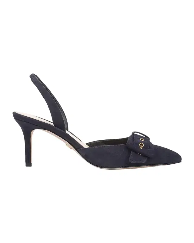 Veronica Beard 70mm Lenora Suede Slingback Pumps