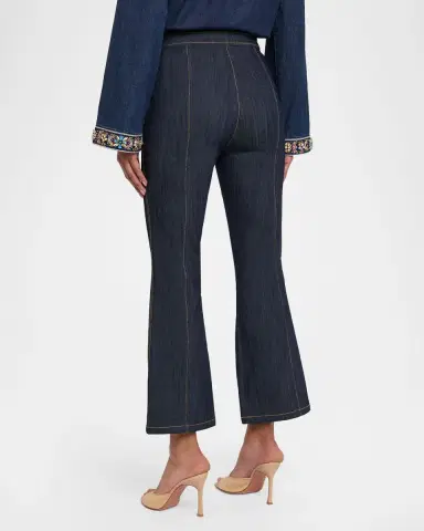 Cinq à Sept Azure Skinny Flare Jeans | Thumbnail 3