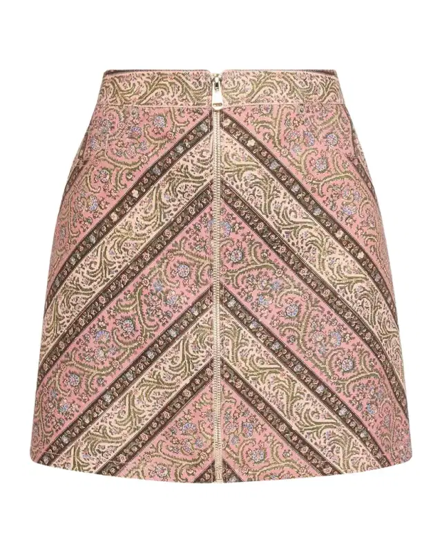 Cinq à Sept Pepper Paisley Mini Skirt