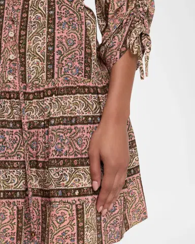 Cinq à Sept Pepper Paisley Mini Shirtdress | Thumbnail 5