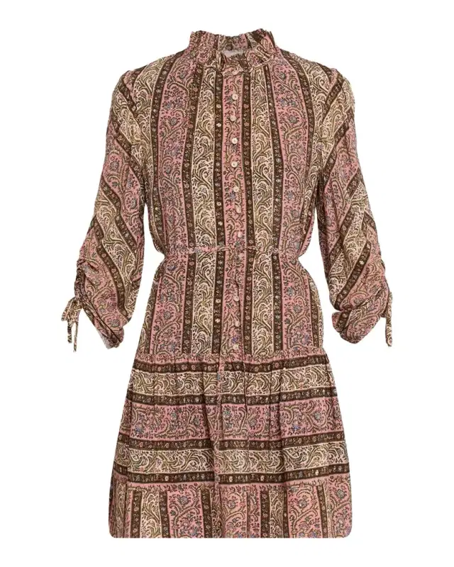 Cinq à Sept Pepper Paisley Mini Shirtdress